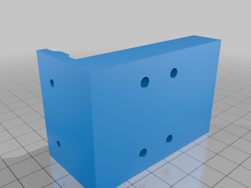 Filament sensor Ender 5 bracket front for thicker Boden extruder