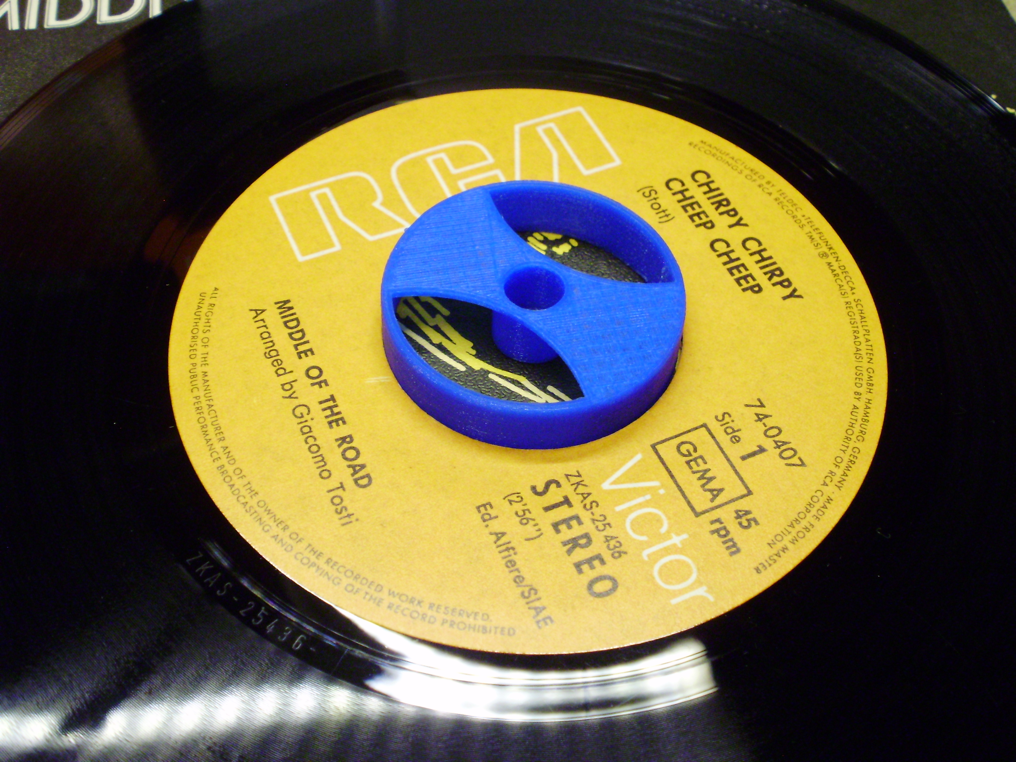 45rpm 7" singles adapter