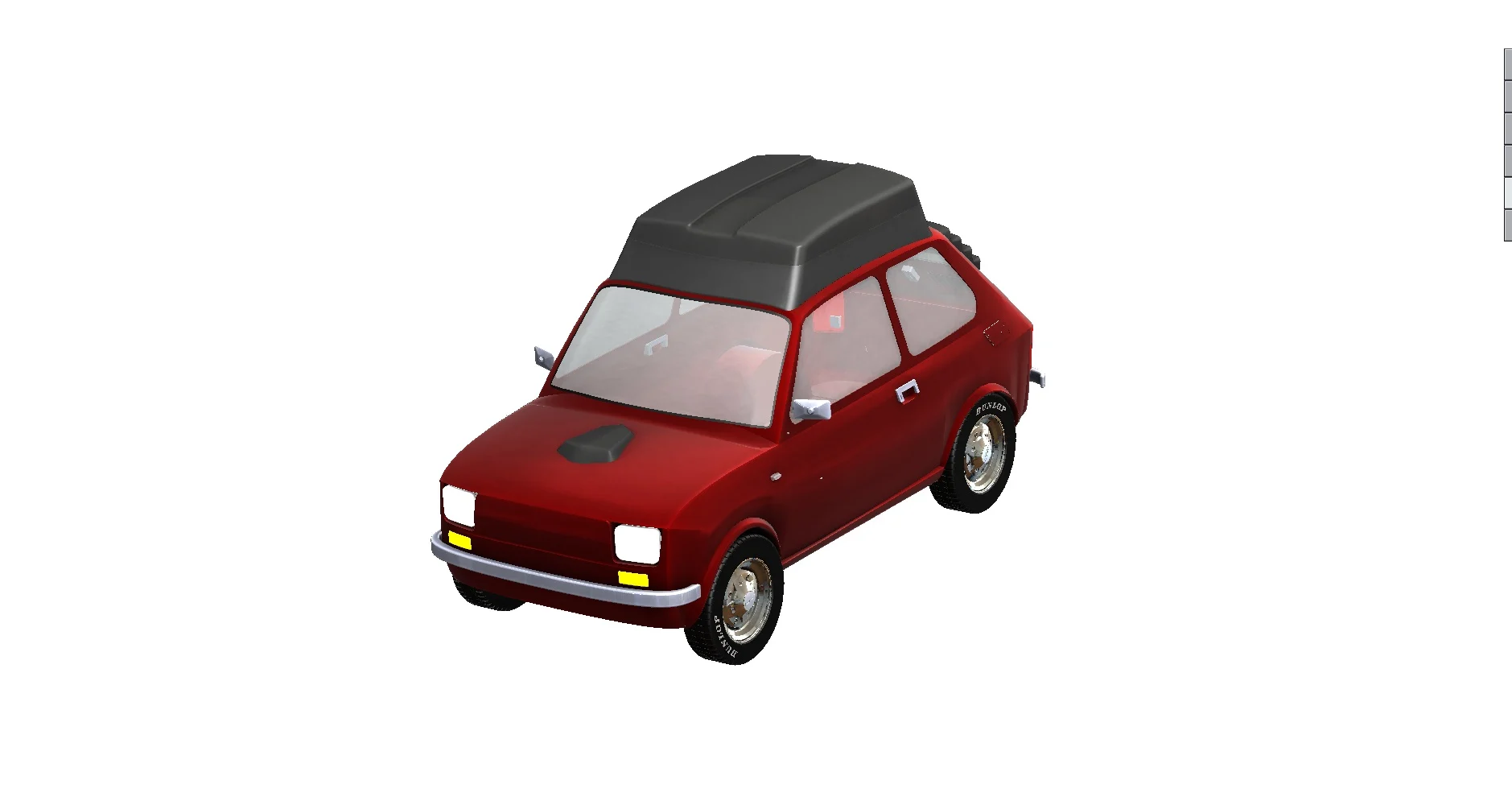 Fiat 126 3D model