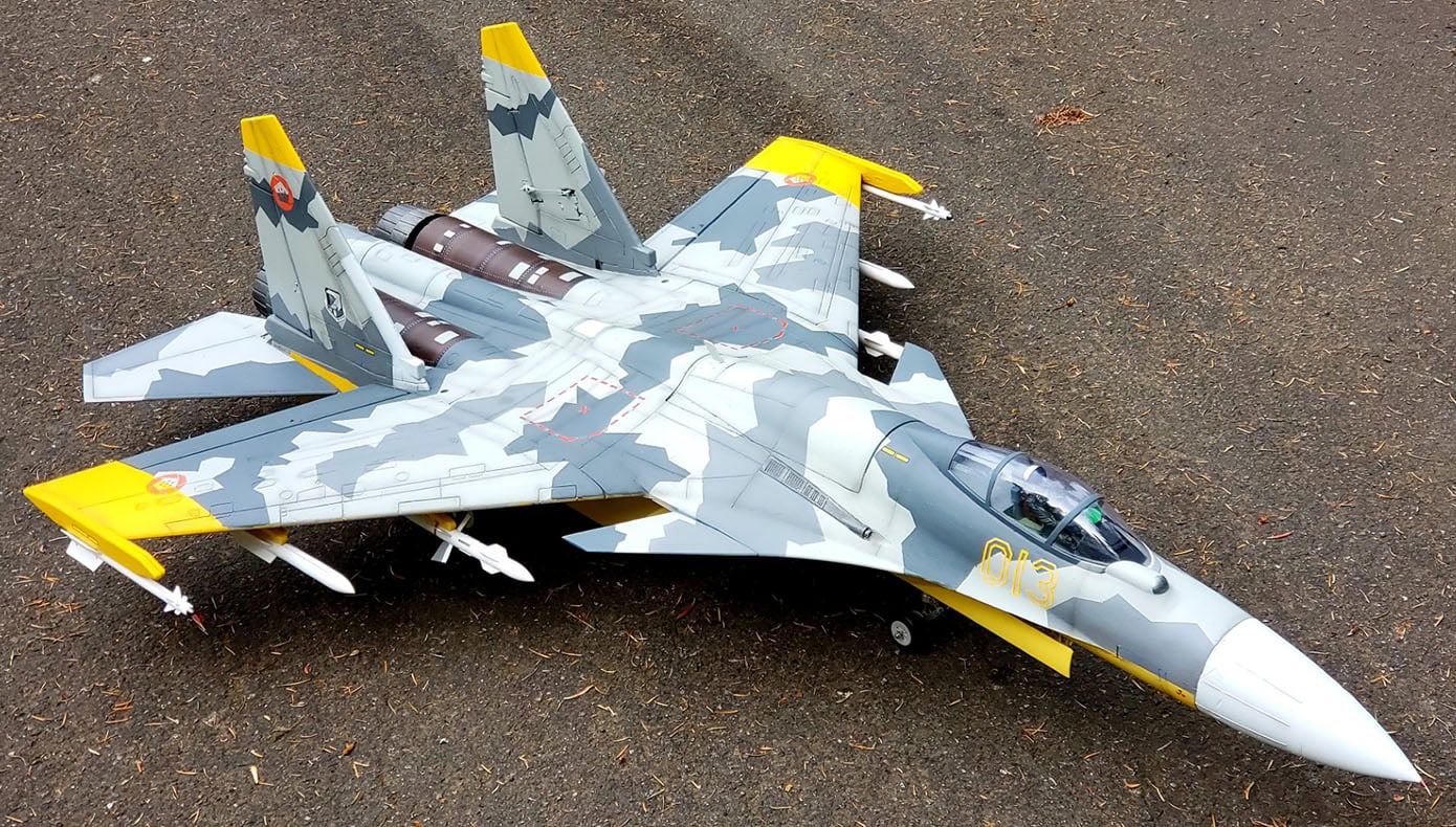 Freewing SU-35 to SU-37 Conversion Mod