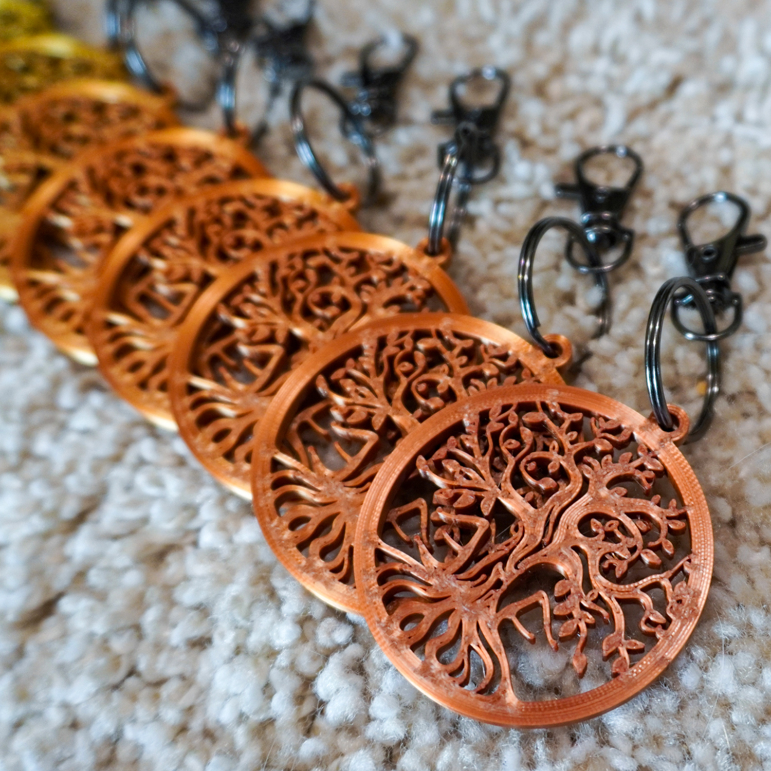 Electric Forest Tree of Life Keychain