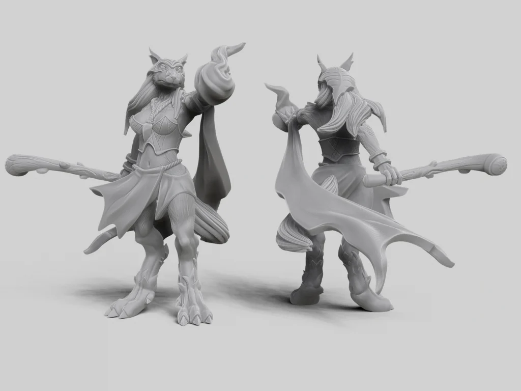 Werewolf Hybrid Form Sorceress