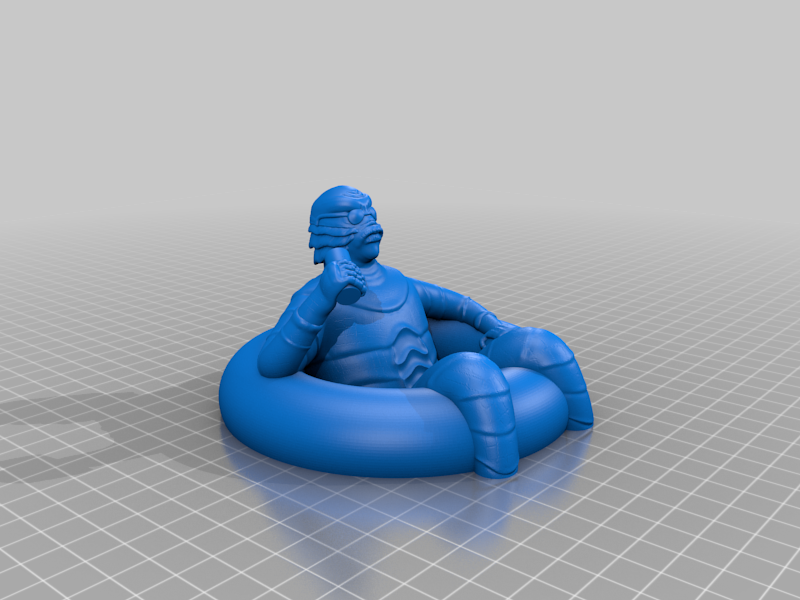 Creature From The Black Lagoon Chilling in a Tube