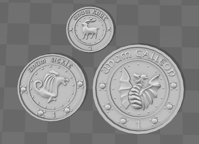 Gringotts Coins