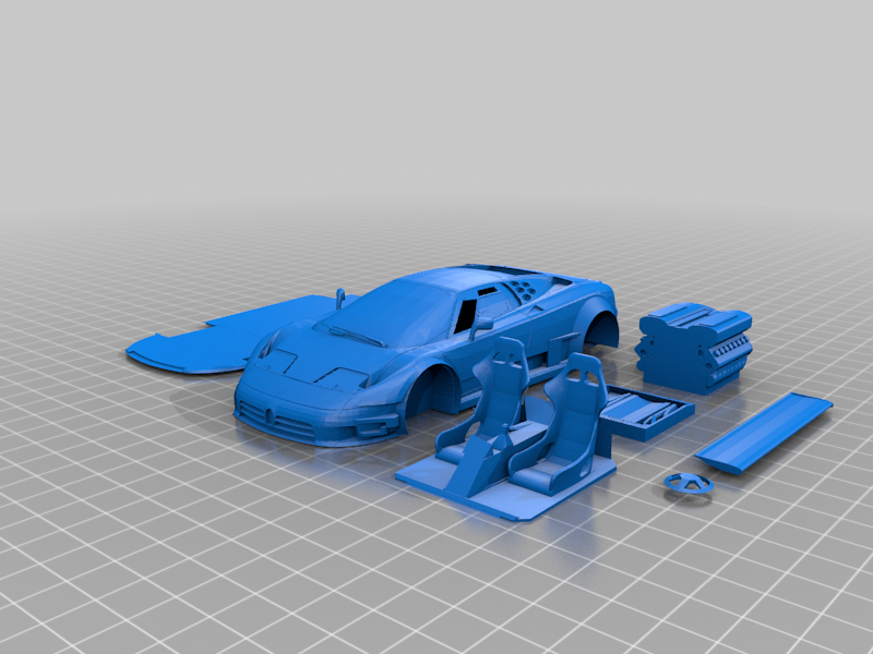 Bugatti eb 110 widebody
