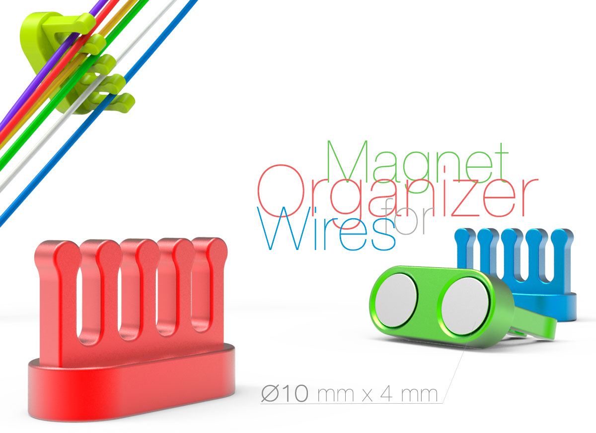 Magnet Organizer for Wires