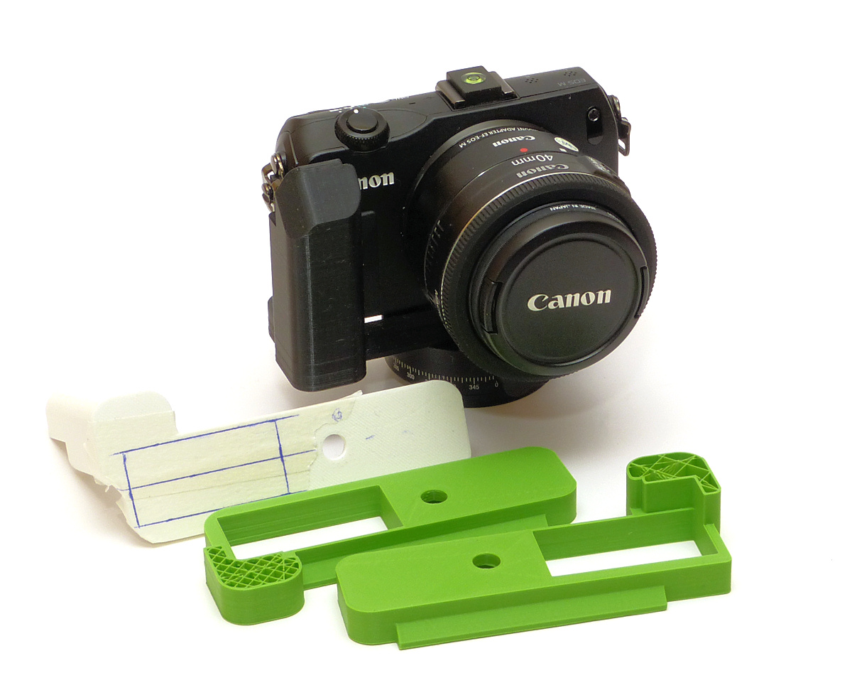 Canon EOS M grip Arca Swiss battery door