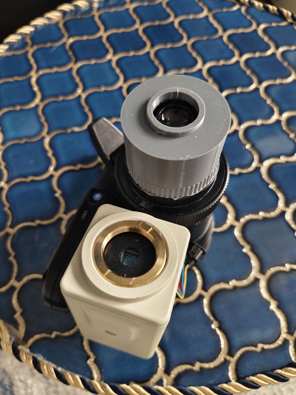 CS-Mount adapter for Meteor5-1 Lense