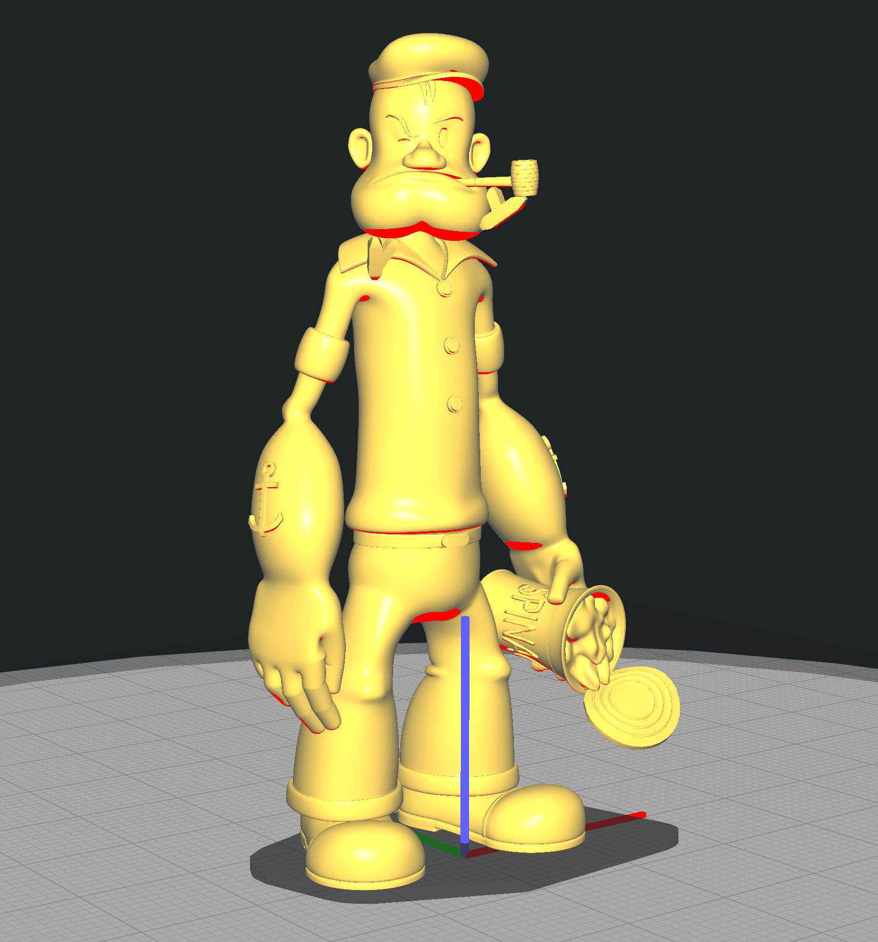 Popeye with Spinach