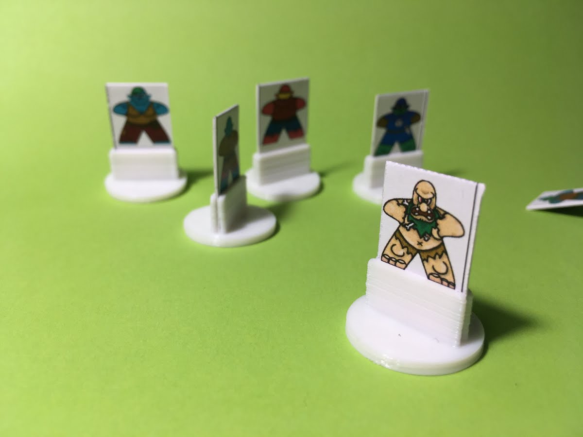 Simple board game standee (parametric)