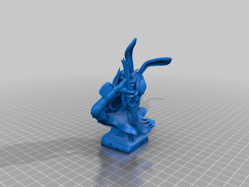 Baal Bunny Girl Raiden Shogun Genshin Impact Figure (Bust Version)