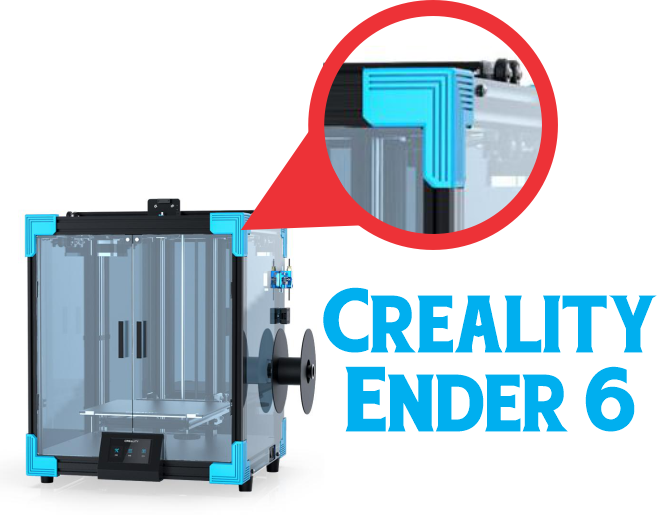 Creality Ender 6 Corner Trim Bracket