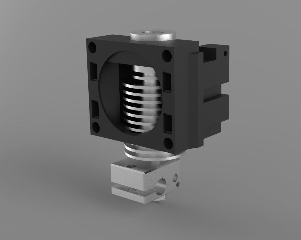 V6 hotend carrier for Anycubic i3 Mega direct drive extruder