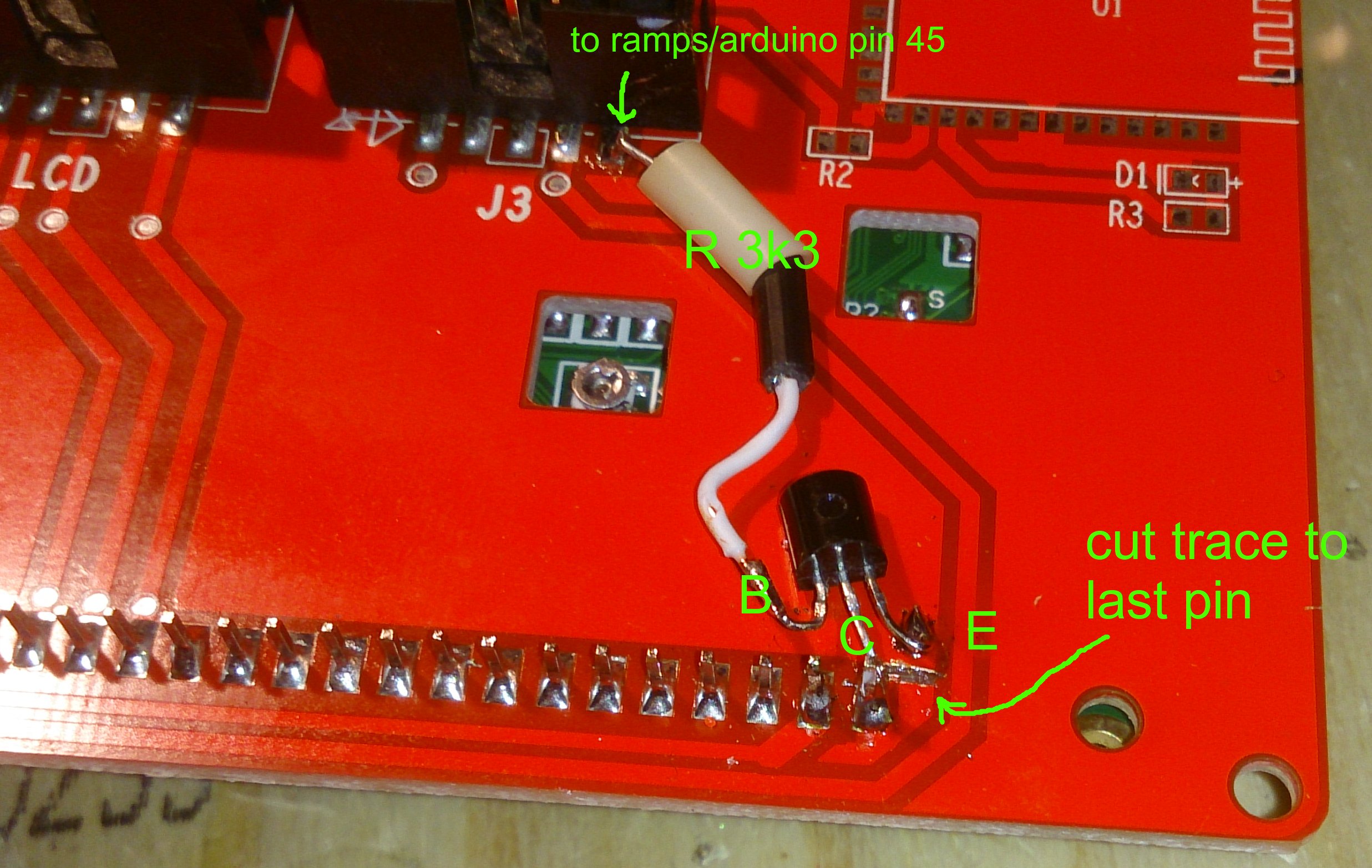 Anet A6 LCD Display bright control