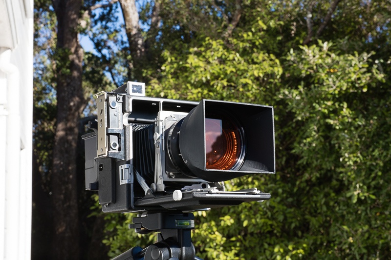 Sun shade for Aero Ektar 178mm lens