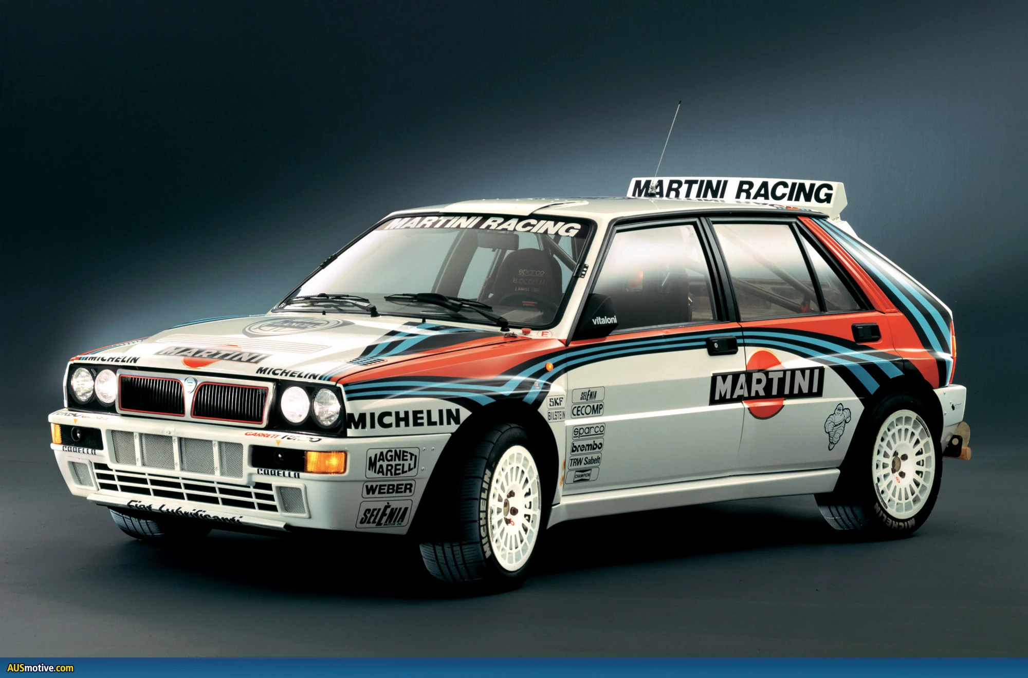 Lancia Delta Integrale Groupe A - version Rallye Slot car 1/32 par TerranSlot
