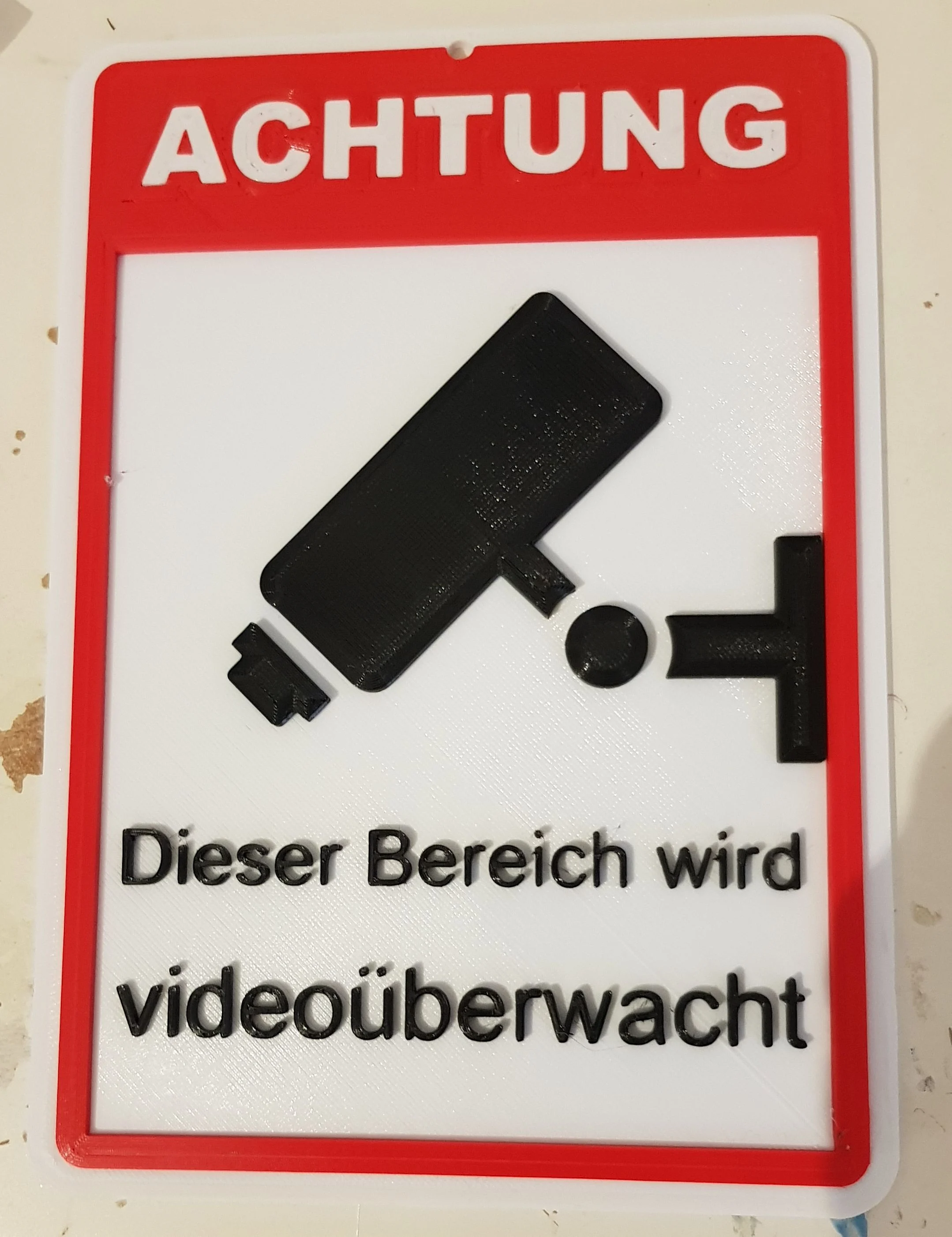 Video Surveillance Sign