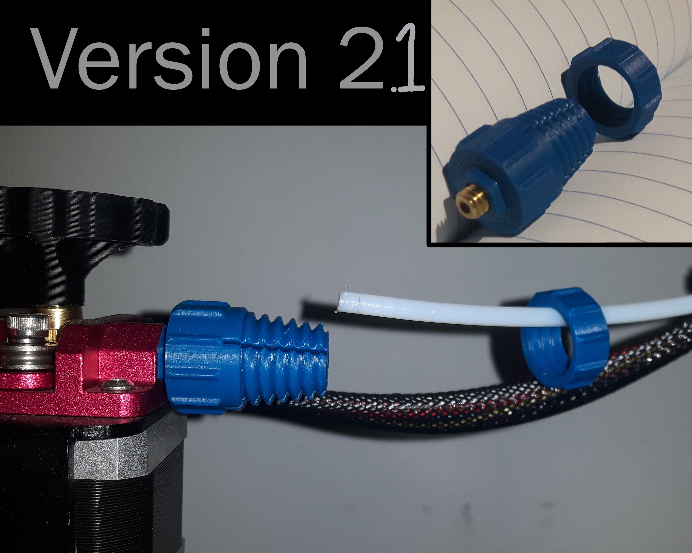 Beefy bowden coupling PC4-M6 (V2.1)