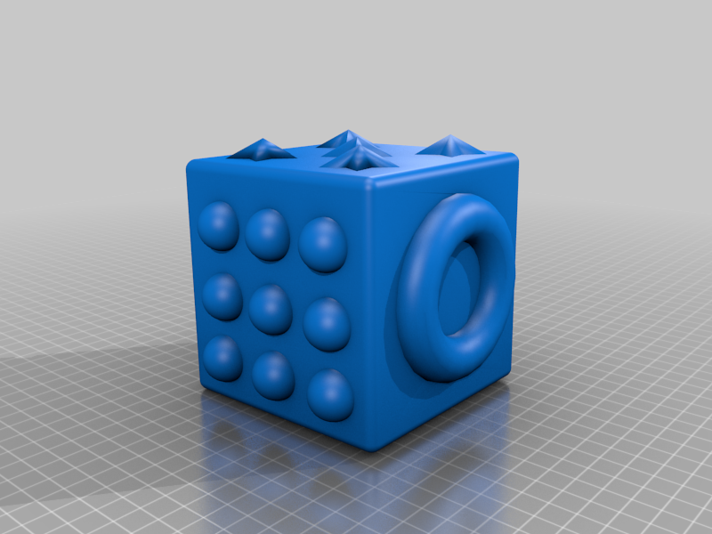 sensory alphabet cube