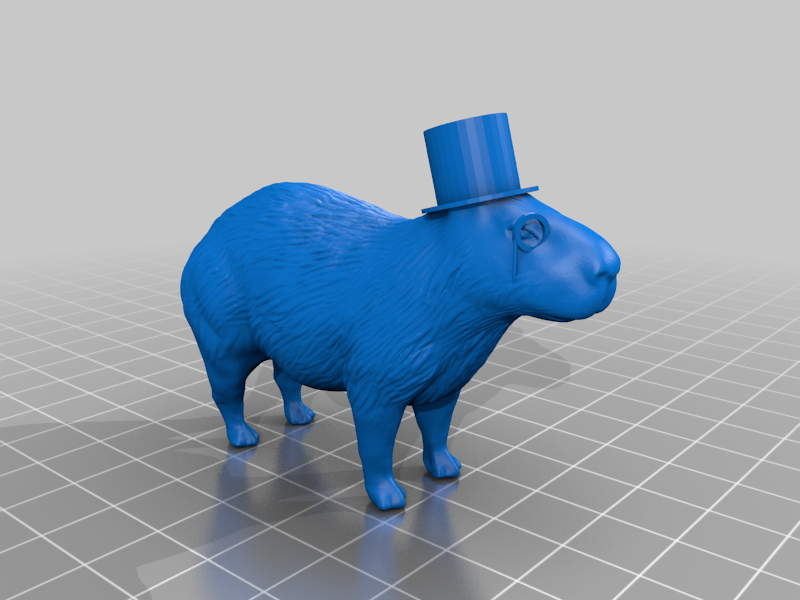 Fancy capybara
