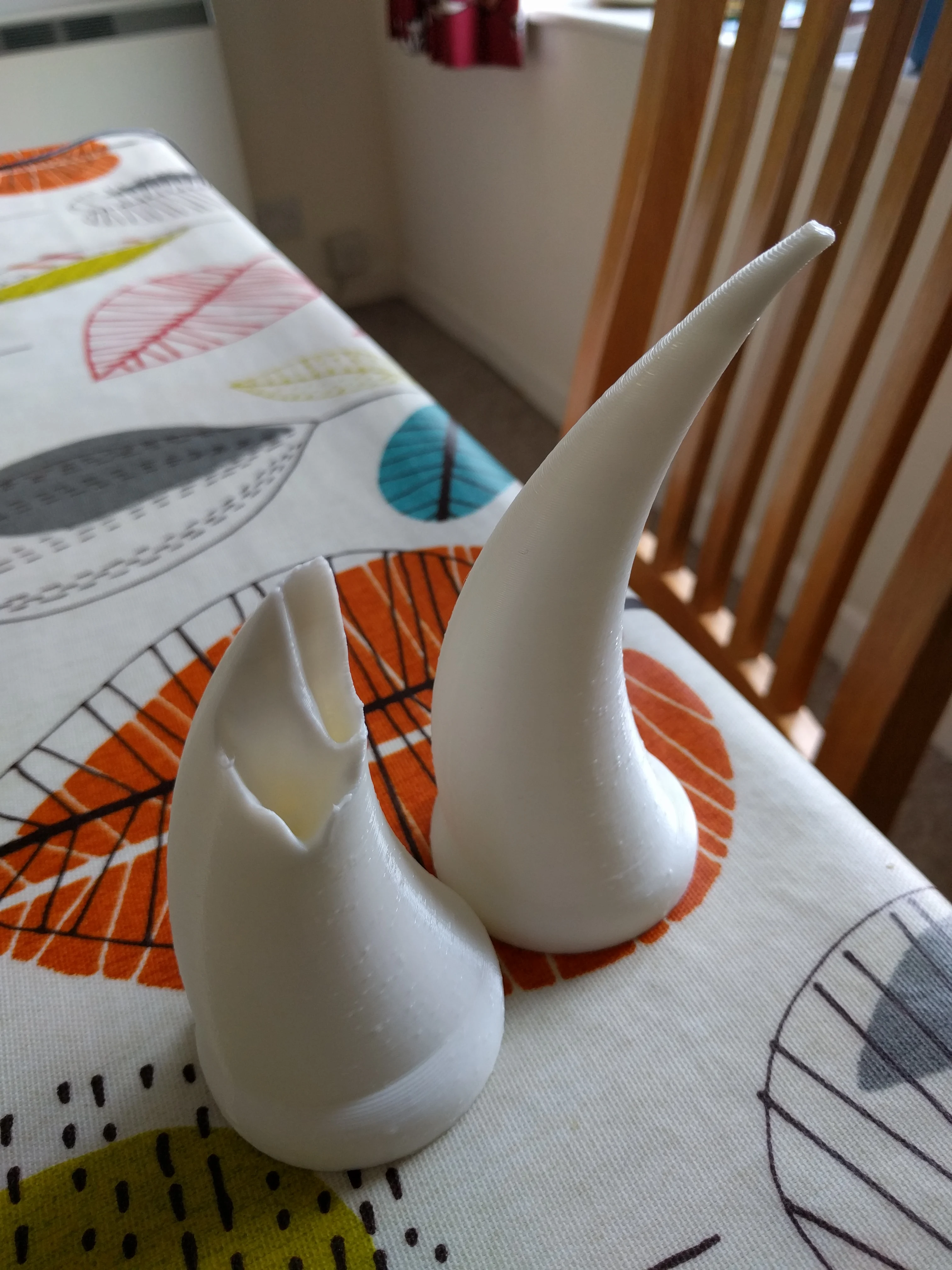 Viking Helmet Horns - Cracked Horn