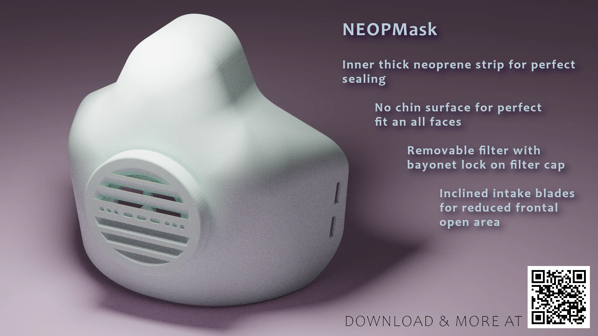 [NEOPMask]  - Respirator mask with removable filter