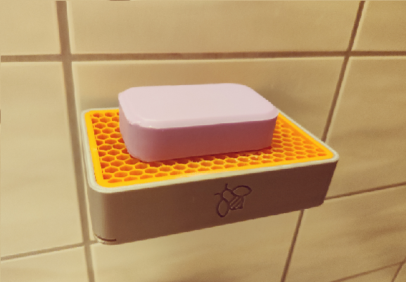 Soap dish for wall mount / Seifenschale mit ablauf für Wandmontage