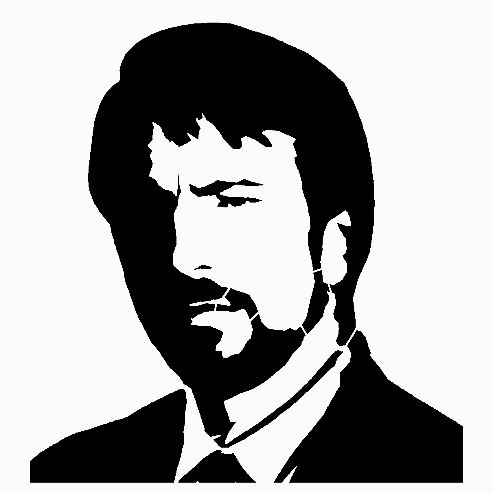Hans Gruber stencil