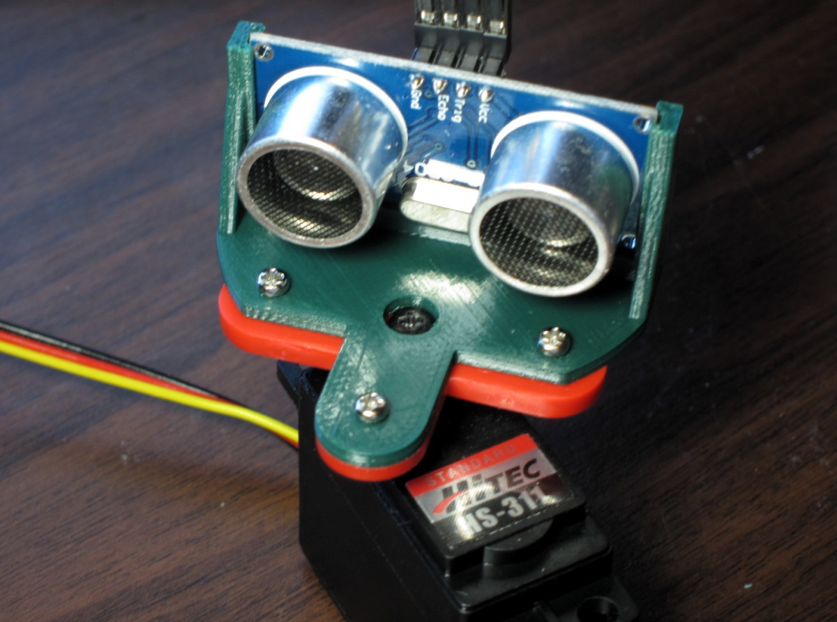 Servo Bracket mount HC-SR04 Ultrasonic Sensor