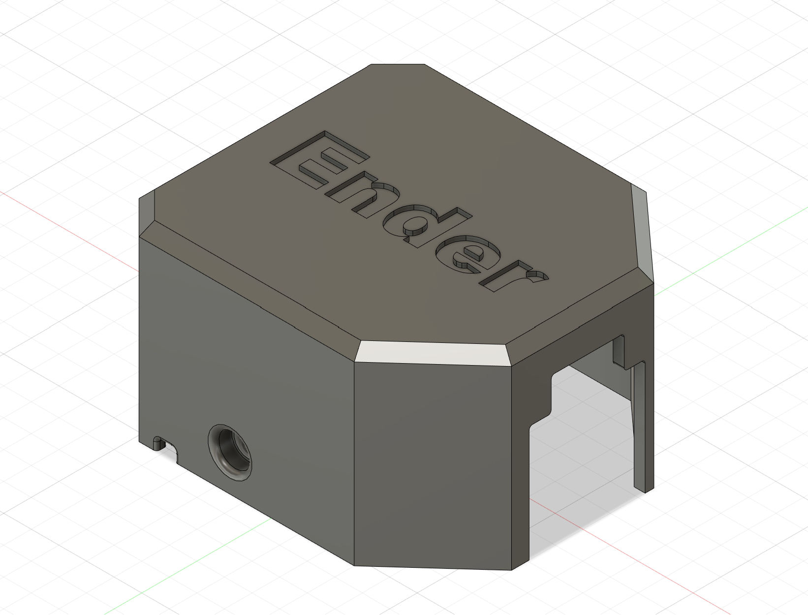 Ender 3 V2 Neo X axis endstop cover