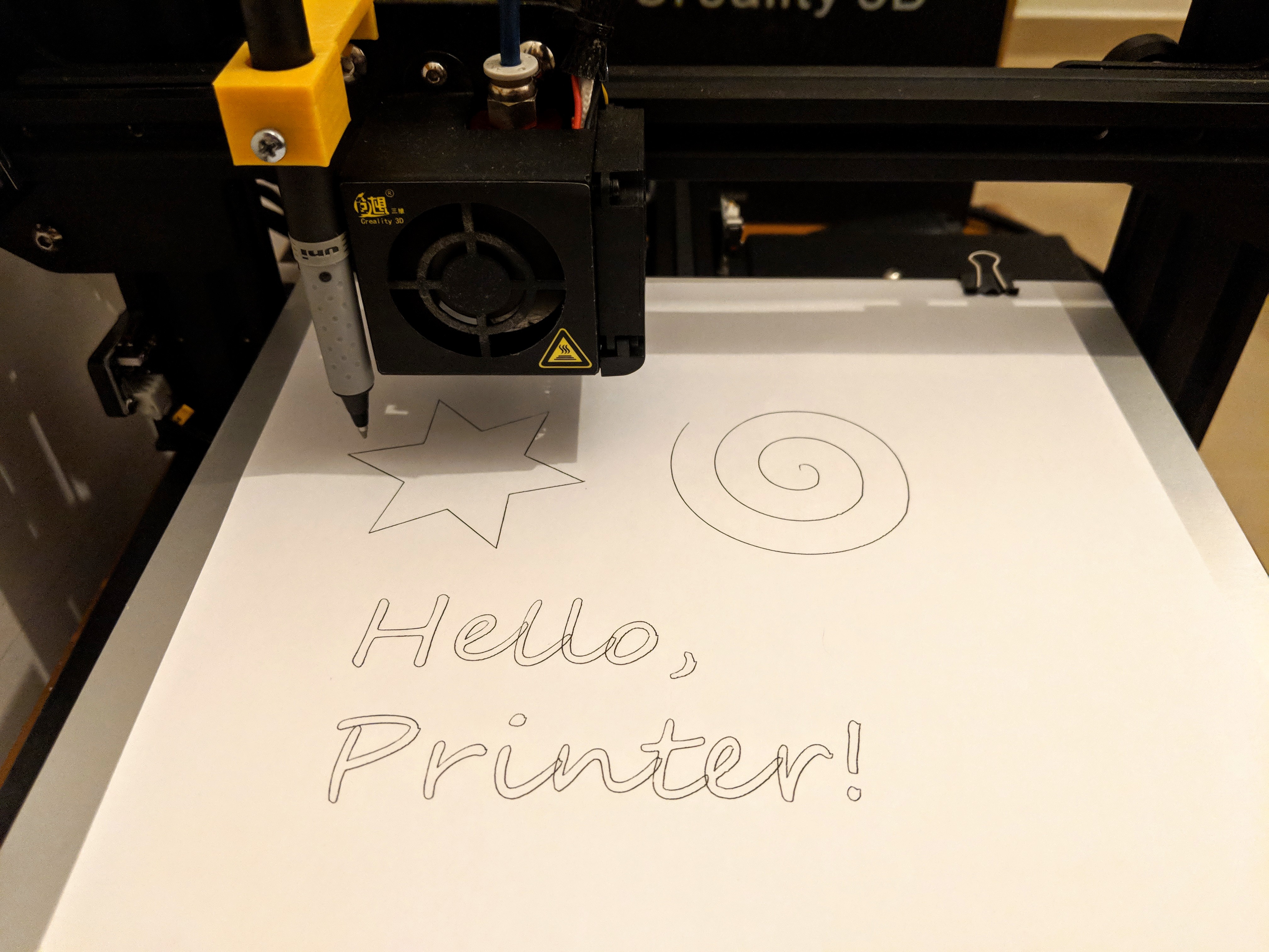 Pen/Pencil/Marker mount for Creality Ender 3 / CR-20