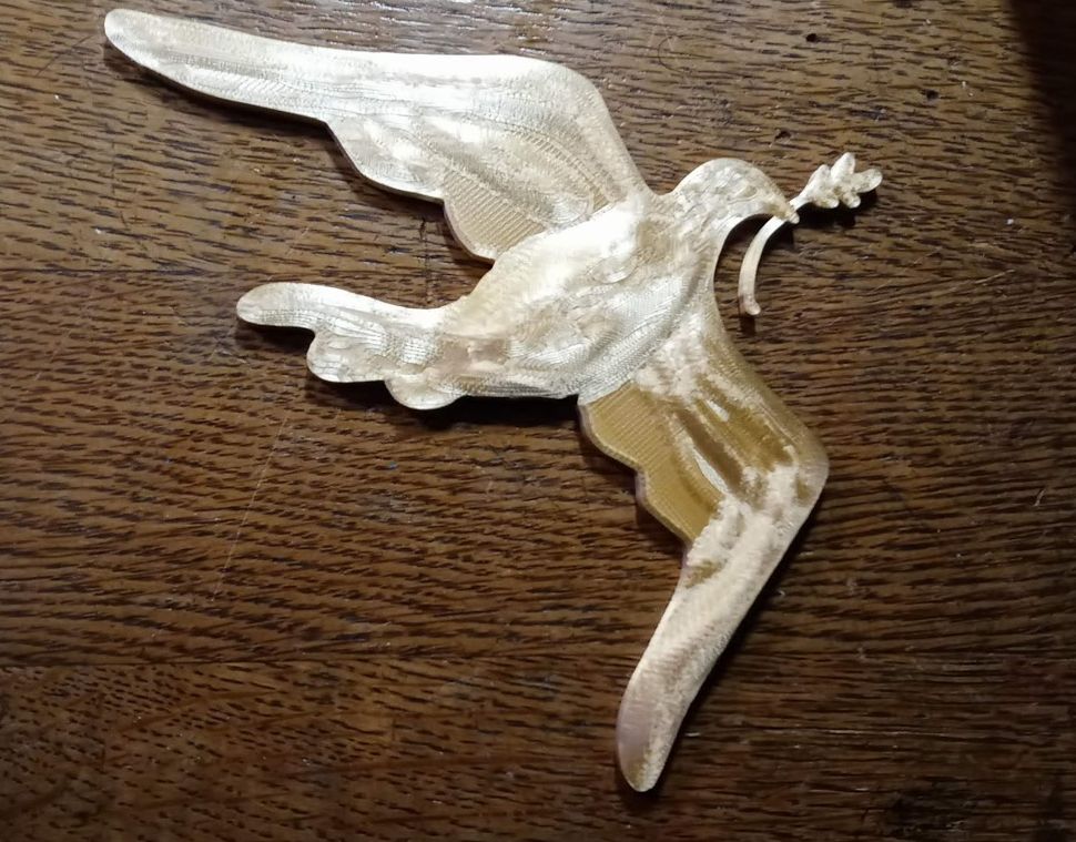 Lady Gaga Peace Dove Brooch
