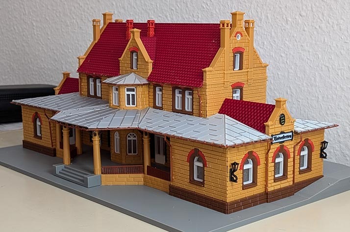 Niederstetten rural station Germany H0 scale kit