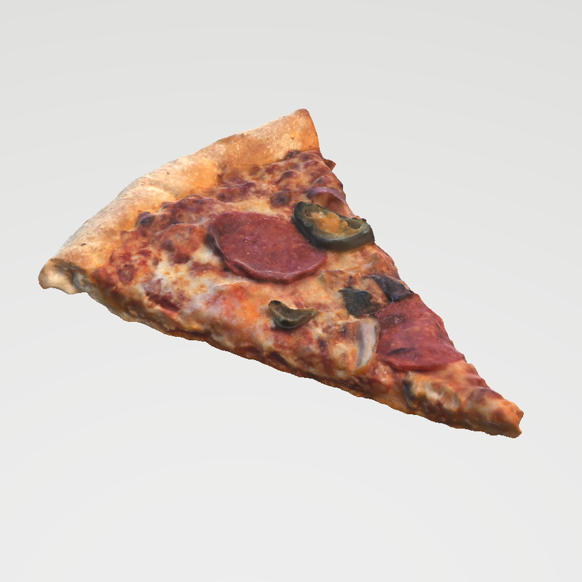 Pizza slice (3D scan)