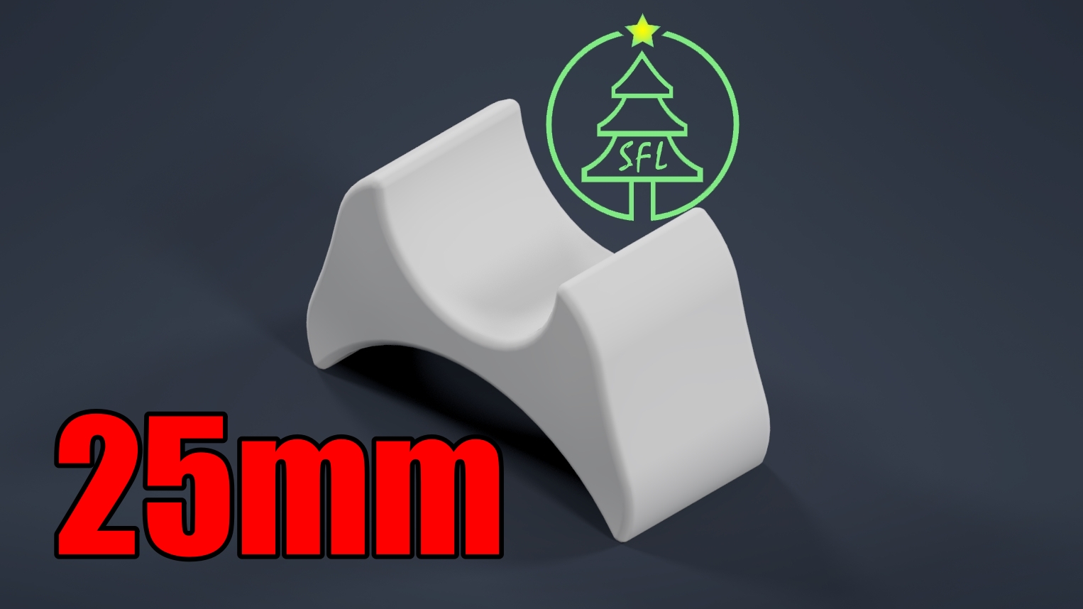25mm PVC Pixel Spacer Block for 12mm Bullet Pixels