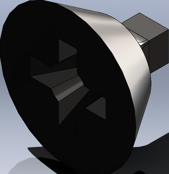 Robertson No. 3 Square Head Adapter Bit