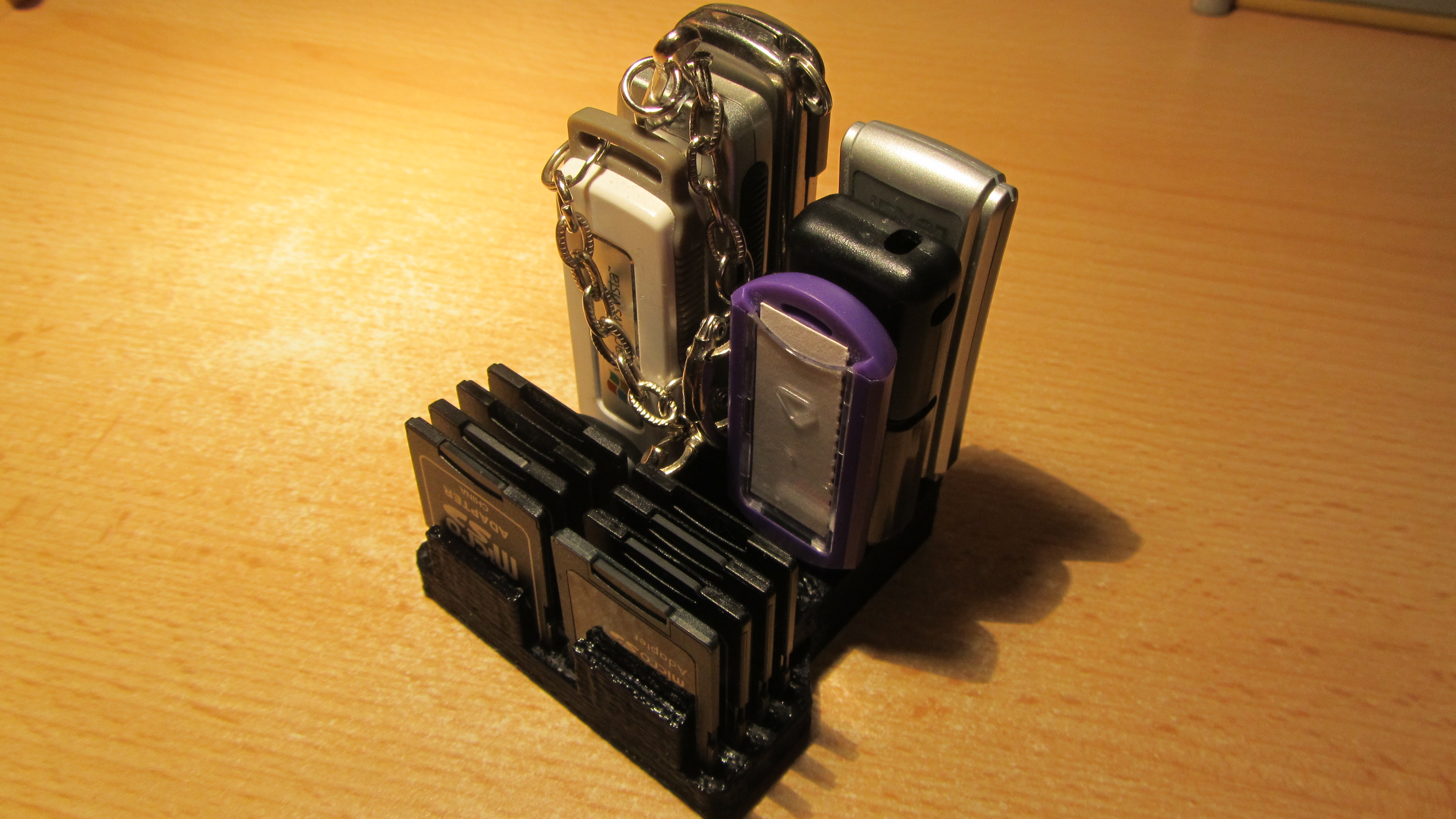 SD Card and USB Memory Stick Organiser