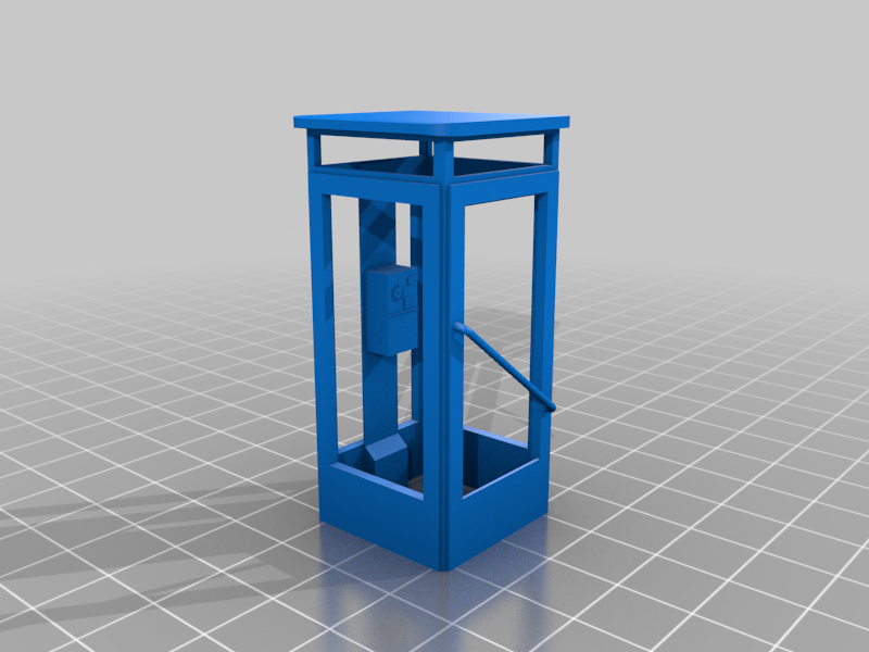 Polish phone booth 1:43