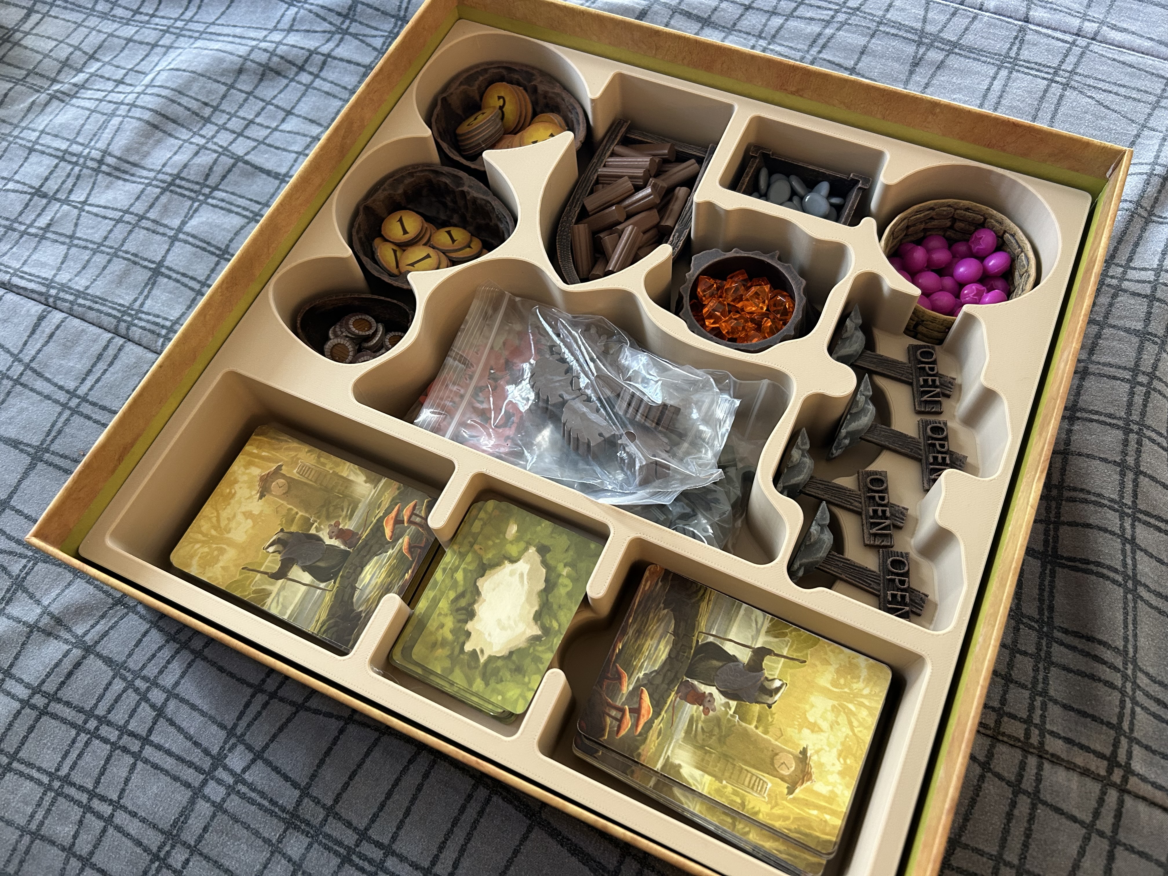 Everdell Organizer for Deluxe Resources Vessels (Base Game)
