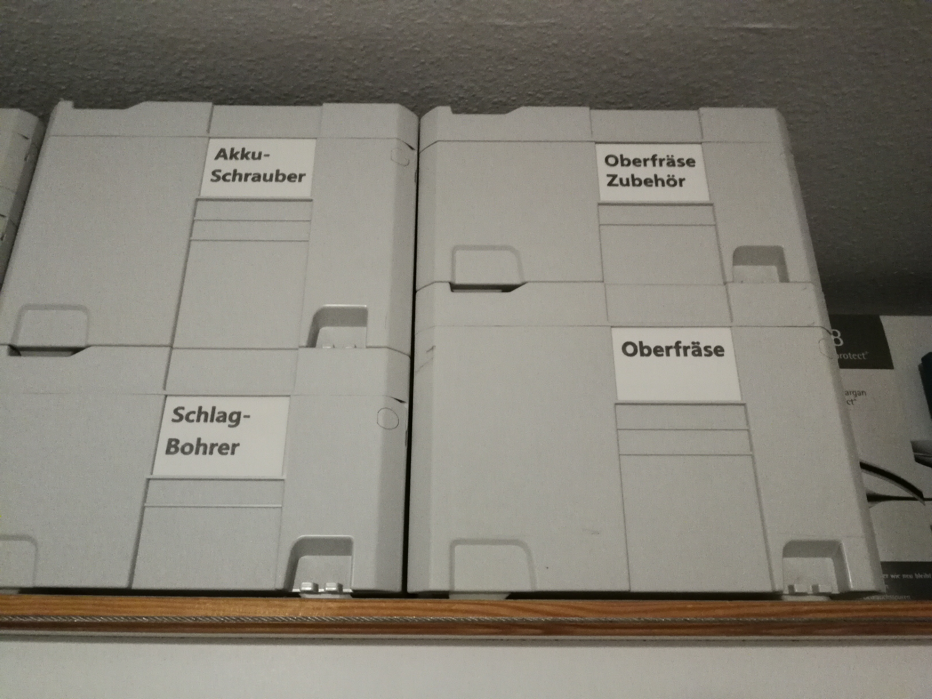 Festool Systainer Einlegekarten / Label