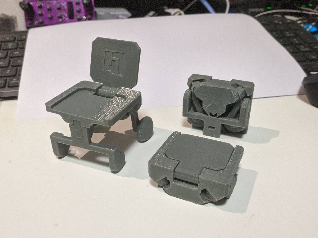 Folding Wheelchair      1/10 low poly