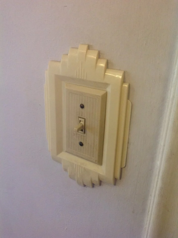 4 Types Art Deco Lightswitch Cover Decorative Frame Backer