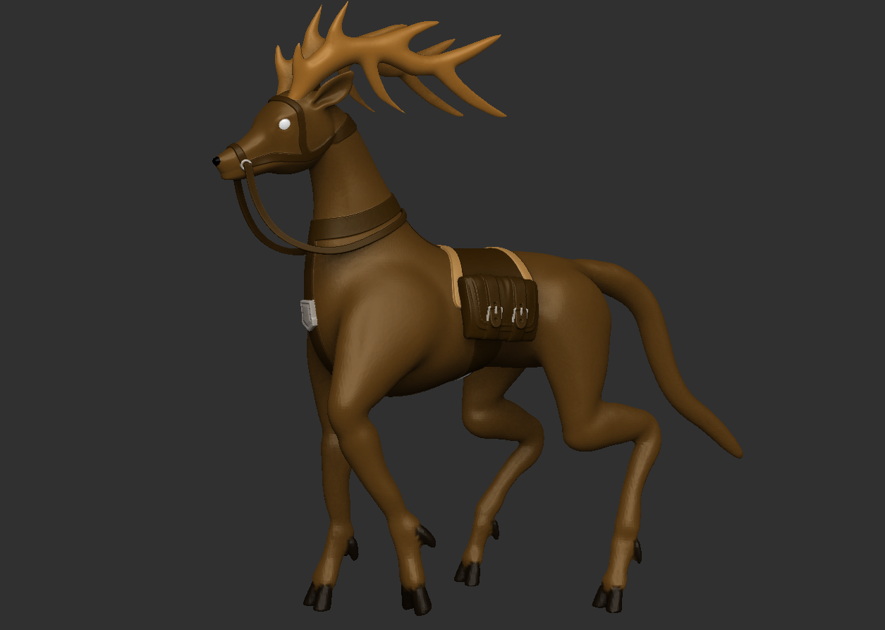 Deer-Like Mount