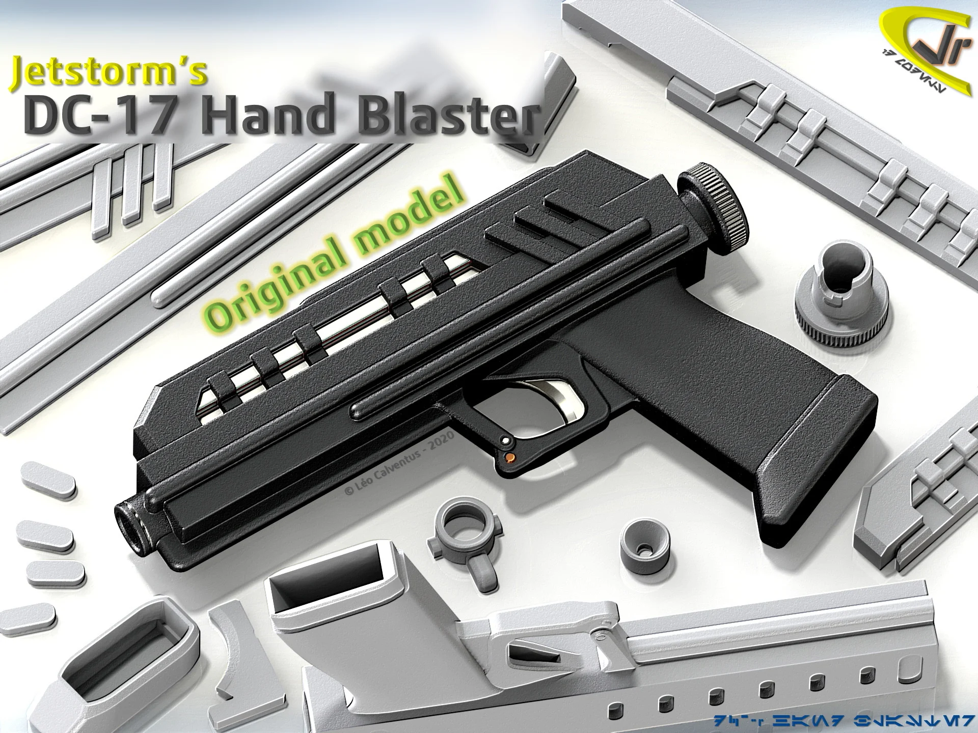 DC-17 Hand Blaster (Original Movie Realistic)