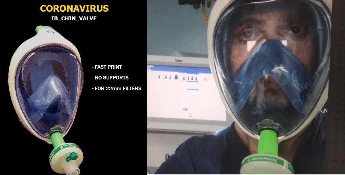 Coronavirus protection mask 2.0 - IB_chin_decavalve