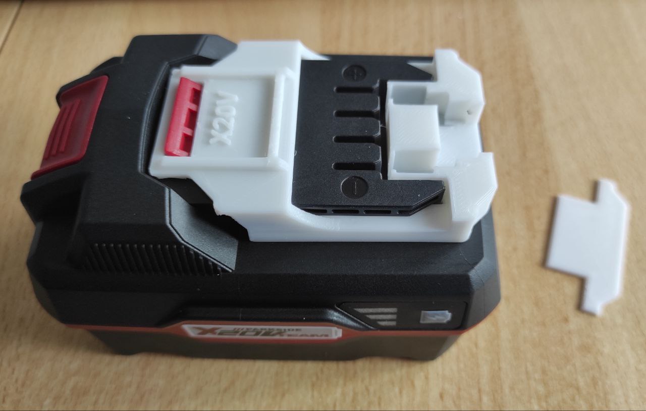 Parkside x20v battery adapter to XT60, with locking