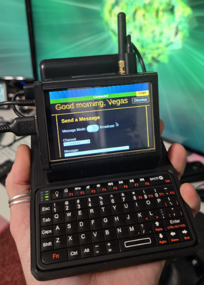 Mesh-API - Keyboard attachment for Raspberry Pi5 Case by Oinkers1
