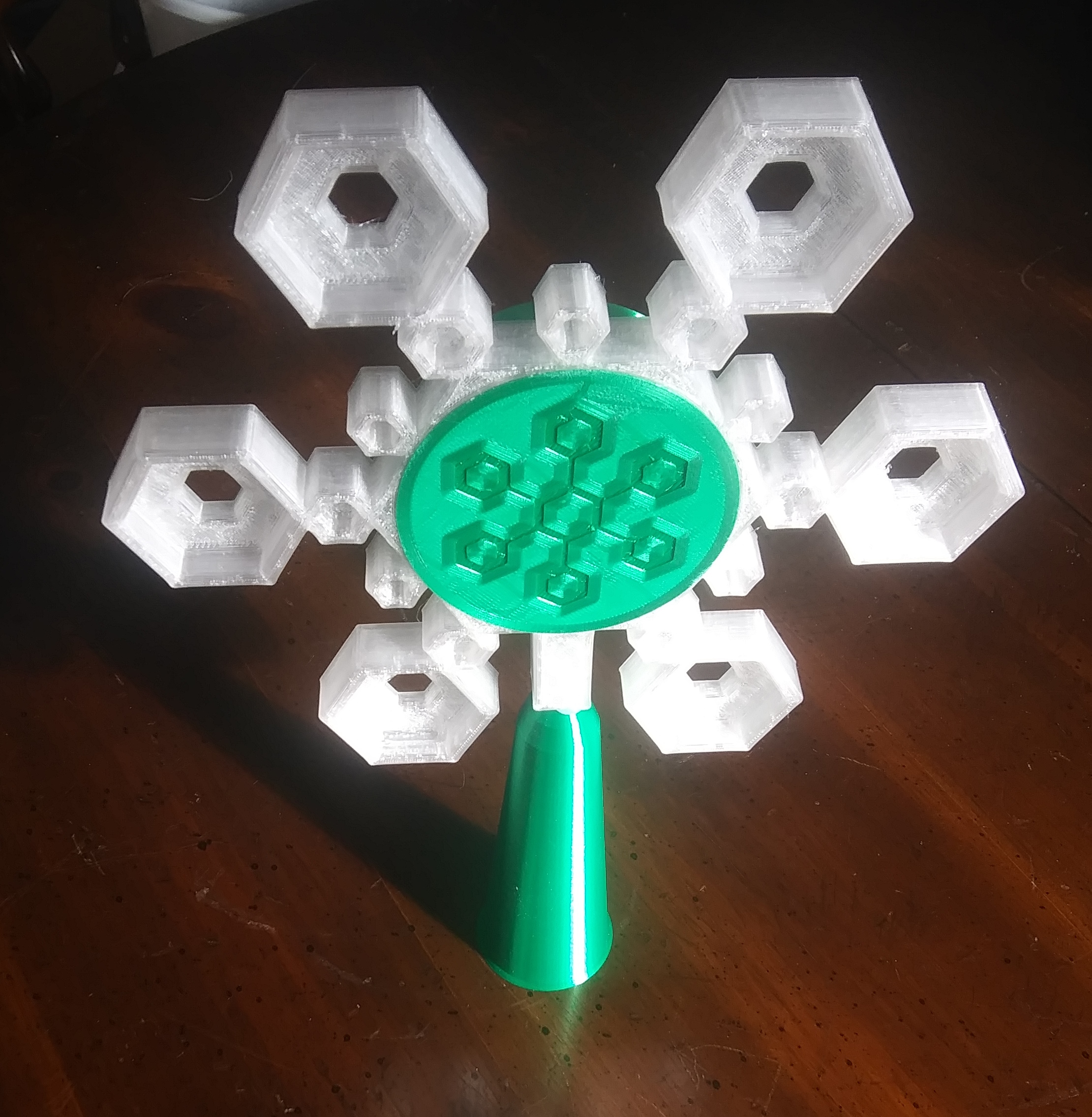 Lighted Snowflake Treetopper