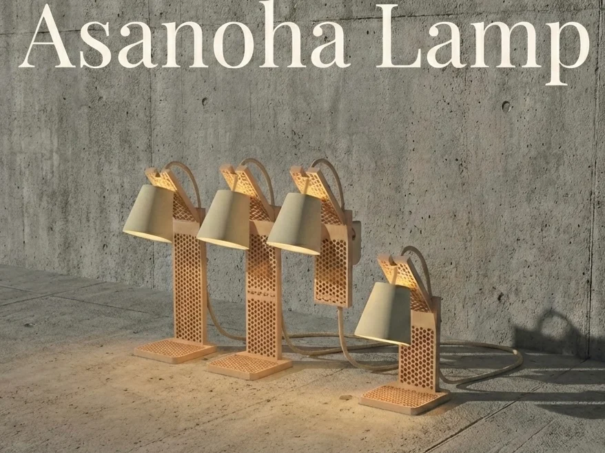 Asanoha Kumiko Lamp - 3 Versions