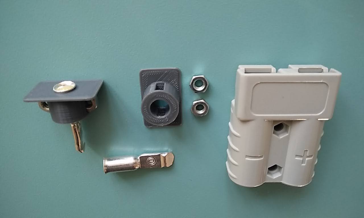 Crimp tool for Anderson-style / SB50 connectors (single use)